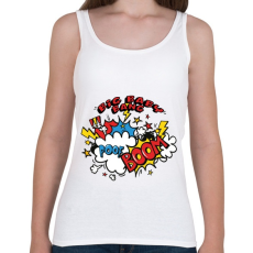 PRINTFASHION Baby Boom - Női atléta - Fehér