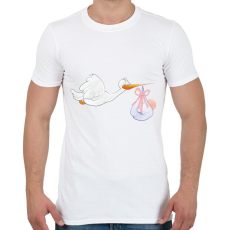 PRINTFASHION Baby - Férfi póló - Fehér
