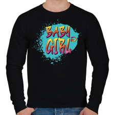 PRINTFASHION Baby girl - Férfi pulóver - Fekete férfi pulóver, kardigán