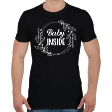 PRINTFASHION Baby inside - White - Férfi póló - Fekete férfi póló