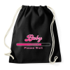 PRINTFASHION baby-loading-pink-white - Sportzsák, Tornazsák - Fekete