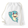 PRINTFASHION Baby shark - Sportzsák, Tornazsák - Fehér