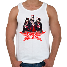 PRINTFASHION Babymetal J-POP - Férfi atléta - Fehér