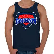PRINTFASHION BACHATA - Férfi atléta - Sötétkék atléta, trikó