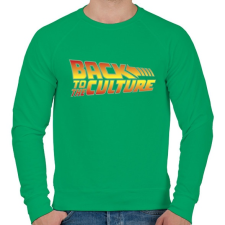 PRINTFASHION Back To The Culture - Férfi pulóver - Zöld férfi pulóver, kardigán