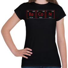 PRINTFASHION BaCoN - Női póló - Fekete női póló