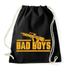 PRINTFASHION Bad boys gun - Sportzsák, Tornazsák - Fekete