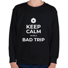 PRINTFASHION BAD TRIP - Gyerek pulóver - Fekete gyerek pulóver, kardigán