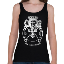 PRINTFASHION Bael pescétje - Occult Design - Női atléta - Fekete női trikó