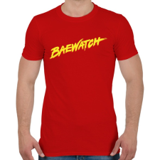 PRINTFASHION BAEwatch - Férfi póló - Piros férfi póló
