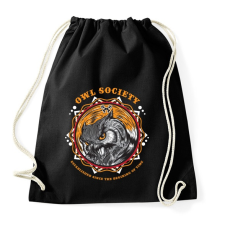 PRINTFASHION Bagoly közösség - Sportzsák, Tornazsák - Fekete tornazsák