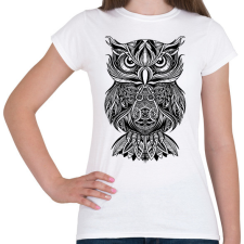 PRINTFASHION Bagoly - Női póló - Fehér női póló