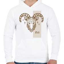 PRINTFASHION Bak horoszkóp - Férfi kapucnis pulóver - Fehér női pulóver, kardigán