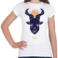 PRINTFASHION Bak minta - Női póló - Fehér