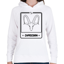 PRINTFASHION bak - Női kapucnis pulóver - Fehér női pulóver, kardigán