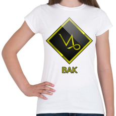 PRINTFASHION Bak - Női póló - Fehér