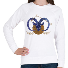 PRINTFASHION Bak - Női pulóver - Fehér