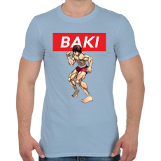 PRINTFASHION bakio - Férfi póló - Világoskék