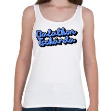 PRINTFASHION Balathon Tschárda - Női atléta - Fehér