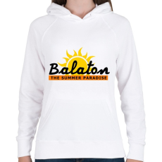 PRINTFASHION BALATON2 - Női kapucnis pulóver - Fehér