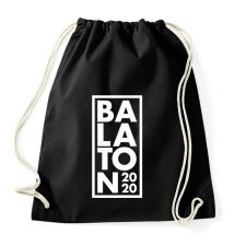 PRINTFASHION Balaton 2020 - Sportzsák, Tornazsák - Fekete tornazsák