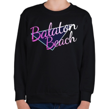 PRINTFASHION Balaton Beach - Gyerek pulóver - Fekete gyerek pulóver, kardigán