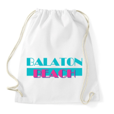 PRINTFASHION Balaton Beach - Sportzsák, Tornazsák - Fehér tornazsák