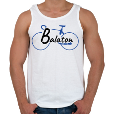 PRINTFASHION Balaton bringa - Férfi atléta - Fehér