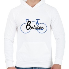 PRINTFASHION Balaton bringa - Férfi kapucnis pulóver - Fehér férfi pulóver, kardigán