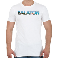 PRINTFASHION Balaton - Férfi póló - Fehér