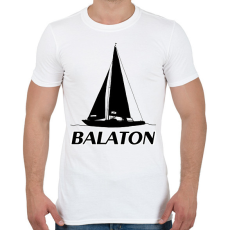 PRINTFASHION balaton - Férfi póló - Fehér