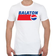 PRINTFASHION BALATON - Férfi póló - Fehér férfi póló