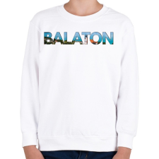 PRINTFASHION Balaton - Gyerek pulóver - Fehér gyerek pulóver, kardigán