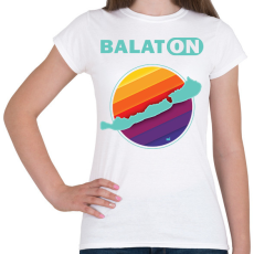 PRINTFASHION Balaton  - Női póló - Fehér