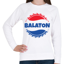 PRINTFASHION BALATON - Női pulóver - Fehér női pulóver, kardigán
