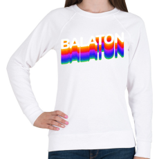 PRINTFASHION Balaton - Női pulóver - Fehér