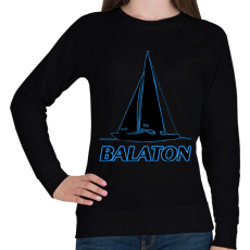 PRINTFASHION balaton - Női pulóver - Fekete