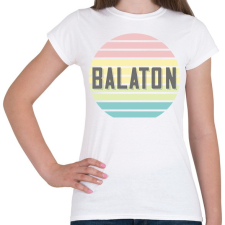 PRINTFASHION Balaton Retro - Női póló - Fehér női póló