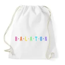 PRINTFASHION BALATON - Sportzsák, Tornazsák - Fehér tornazsák