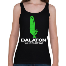 PRINTFASHION Balaton windsurfing - Női atléta - Fekete