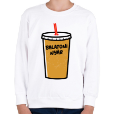 PRINTFASHION BALATONI NYÁR - Gyerek pulóver - Fehér