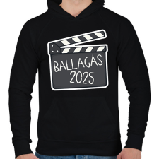 PRINTFASHION Ballagás 2025 - Férfi kapucnis pulóver - Fekete férfi pulóver, kardigán