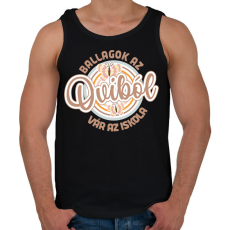 PRINTFASHION Ballagok az oviból - Férfi atléta - Fekete