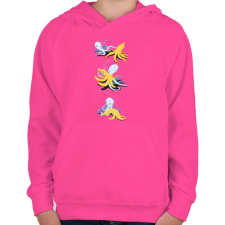 PRINTFASHION Banánparty - Gyerek kapucnis pulóver - Fukszia gyerek pulóver, kardigán