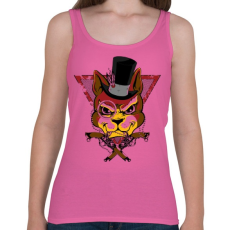 PRINTFASHION Bandita macska - Női atléta - Rózsaszín