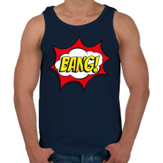 PRINTFASHION Bang! - Férfi atléta - Sötétkék