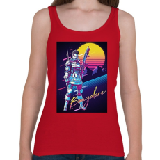 PRINTFASHION Bangalore Retro - Apex Legends - Női atléta - Cseresznyepiros