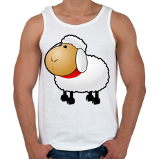 PRINTFASHION Bárány - Férfi atléta - Fehér