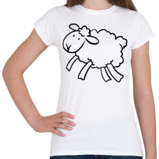 PRINTFASHION Bárány - Női póló - Fehér