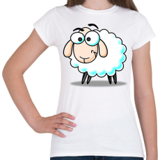 PRINTFASHION Bárány - Női póló - Fehér